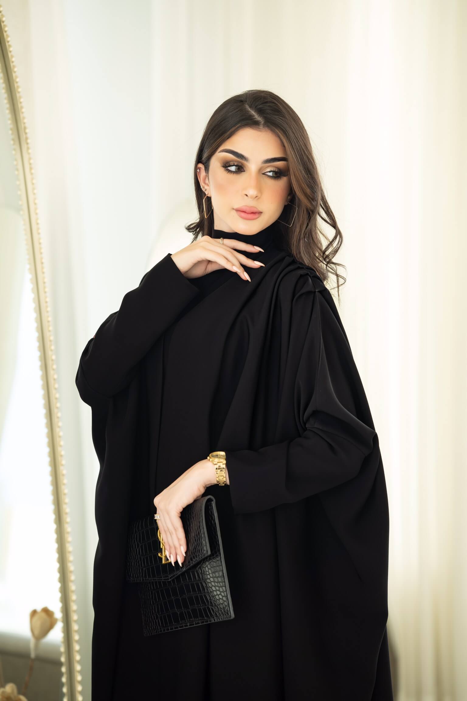 Abaya de luxe en 3 pièces pour les événements d'exception