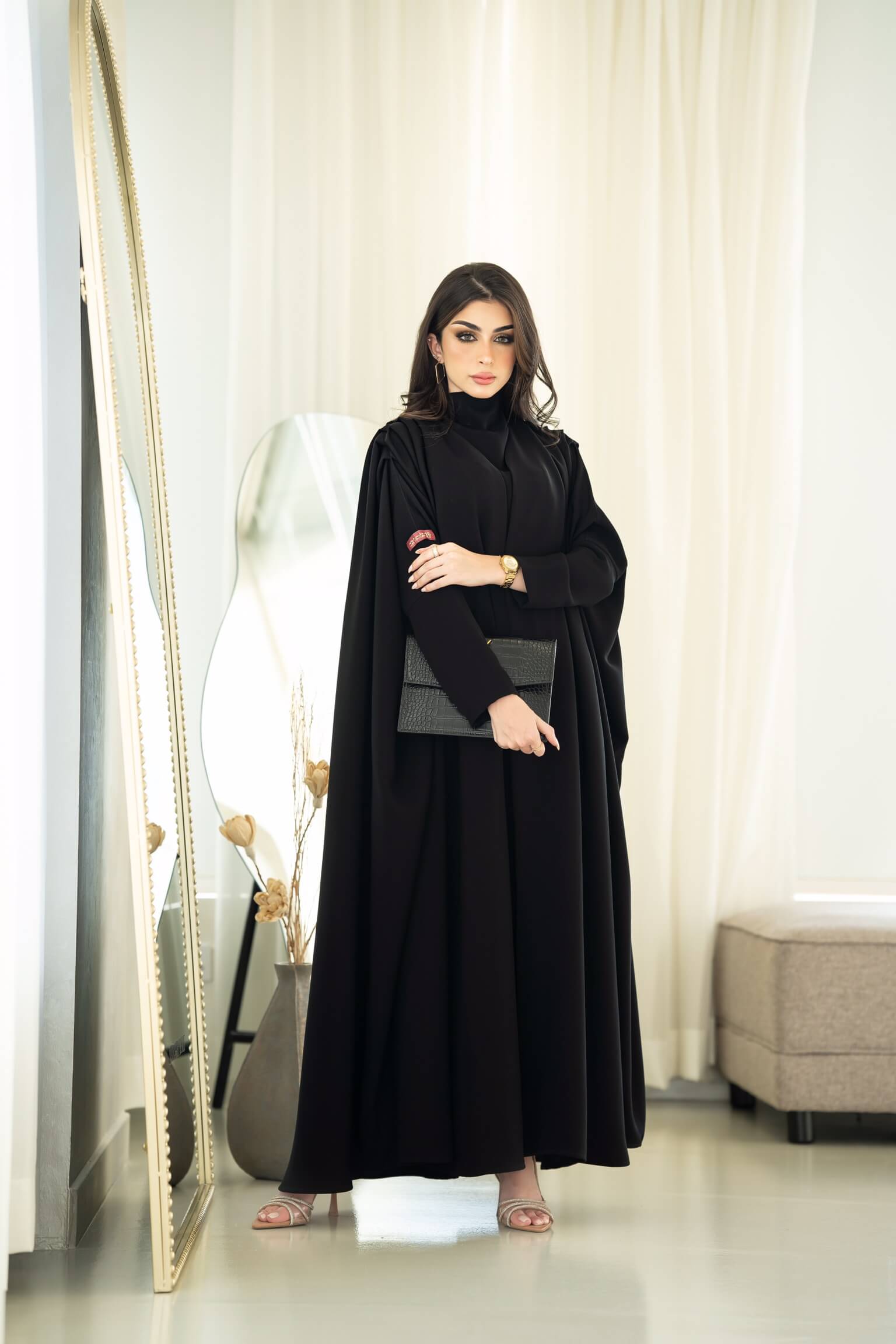 Abaya de luxe en 3 pièces pour les événements d'exception